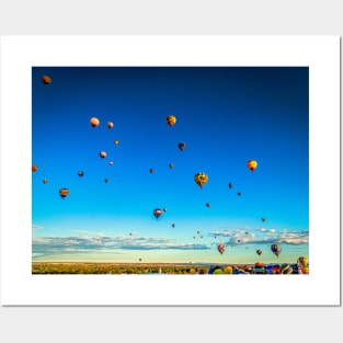 Albuquerque Hot Air Balloon Fiesta Posters and Art